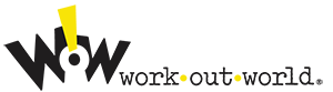 work out world logo