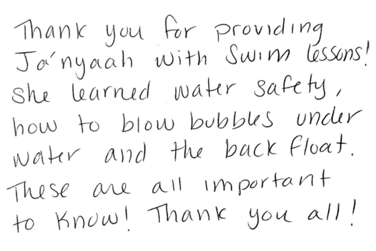 image of letter from Karter